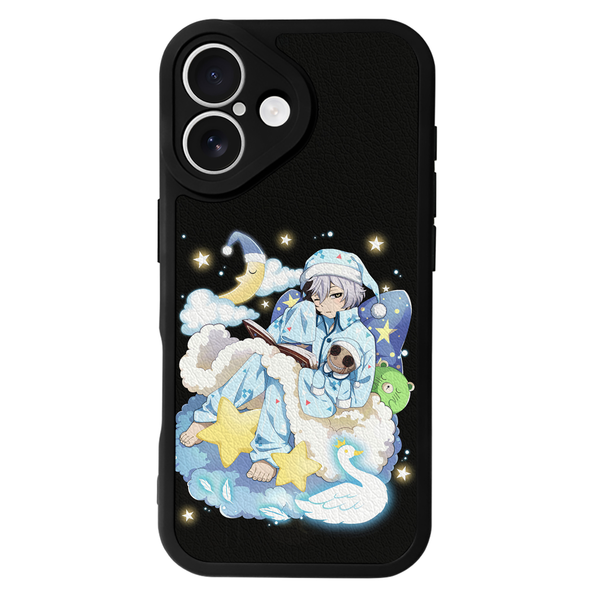 （画像用） 文豪ストレイドッグス Bungo Stray Dogs 【iPhone 16シリーズ対応】シリコンスマホケース（レザー調） 材質：シリコン